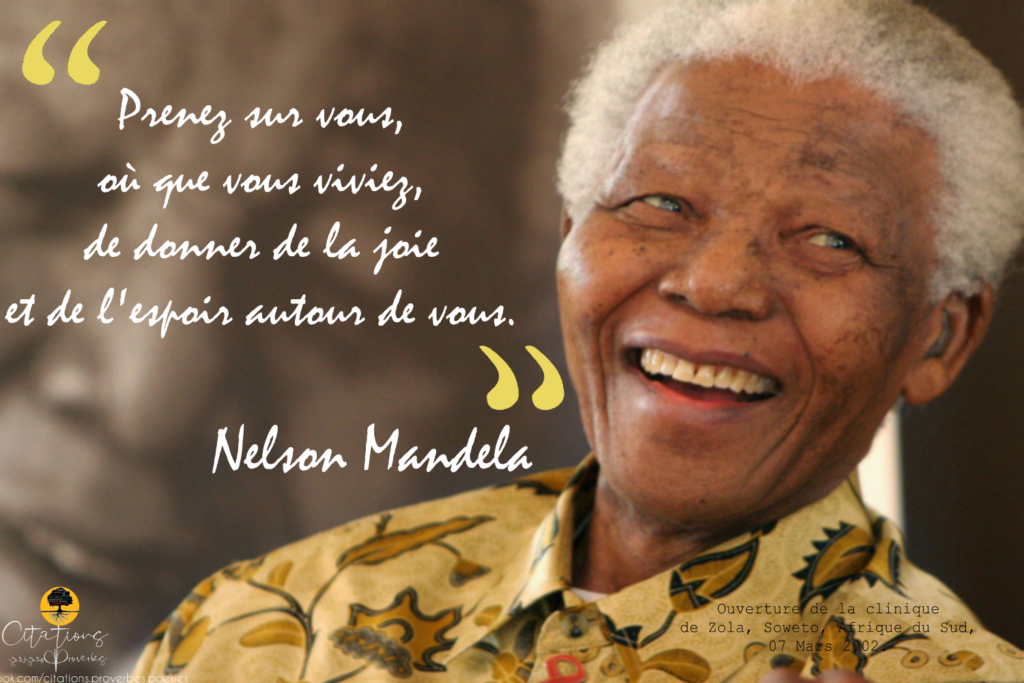 TOP 20 CITATIONS DE Nelson Mandela Citations Proverbes et Poésies