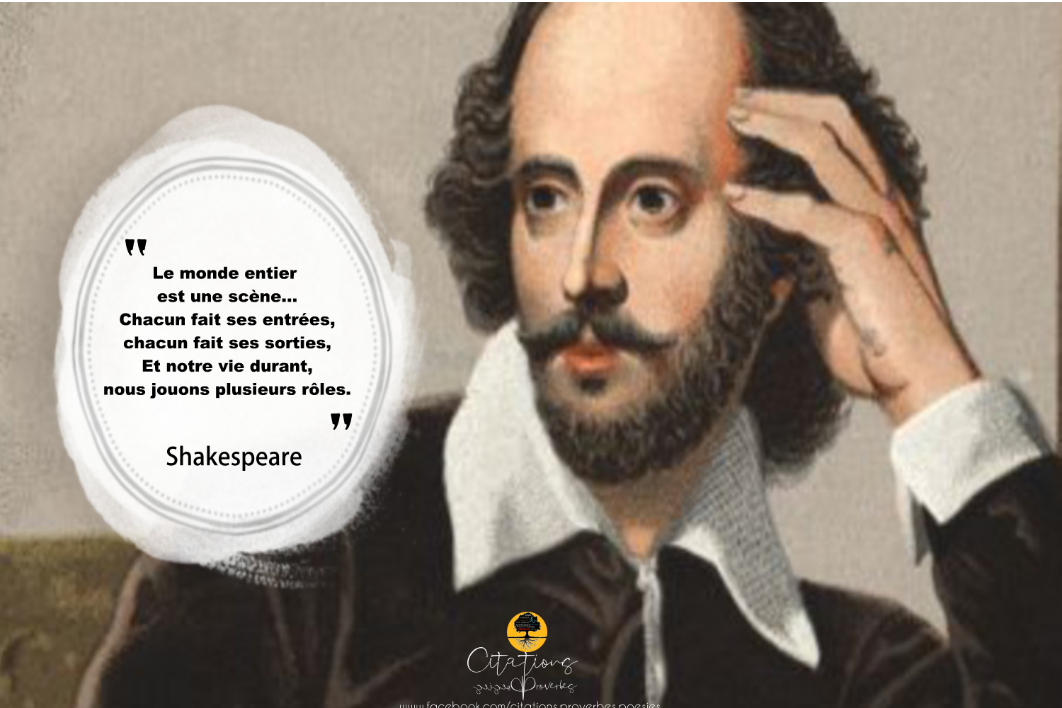 Le monde est une scène Shakespeare Citations Proverbes et Poésies