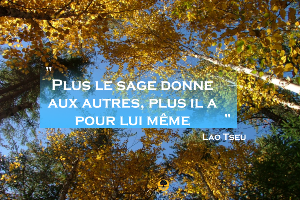 Plus Le Sage Donne Aux Autres, Plus Il A Pour Lui Même - Citations ...