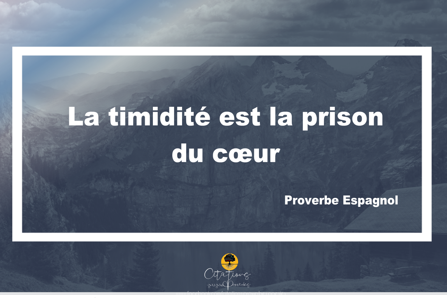 La Timidite Est La Prison Du Cœur Citations Proverbes Et Poesies