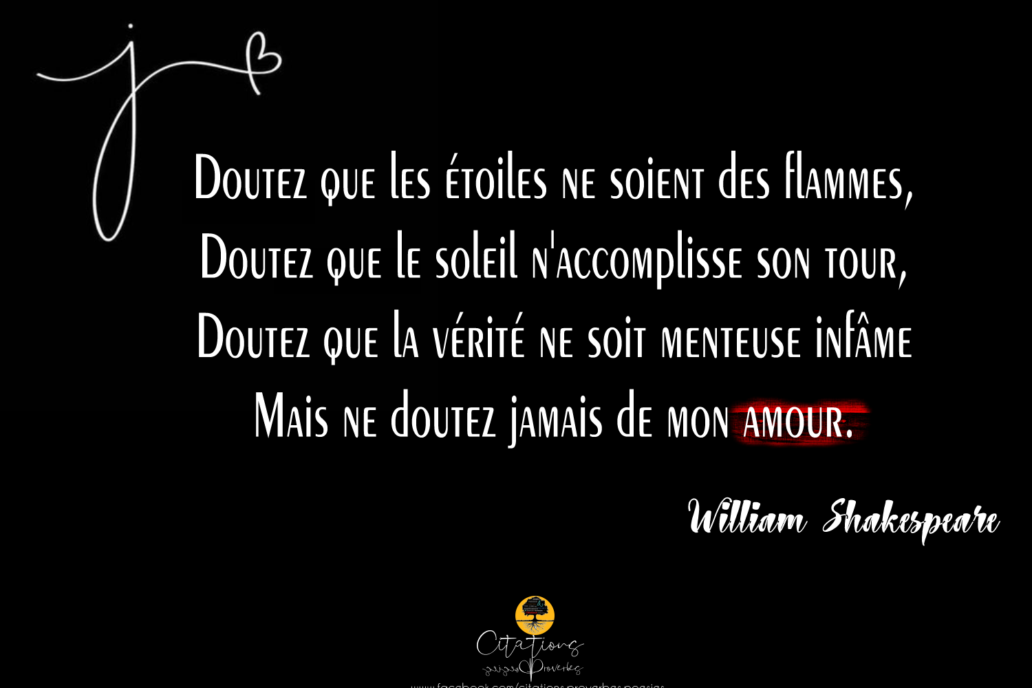 Mais Ne Doutez Jamais De Mon Amour Citations Proverbes Et Poesies