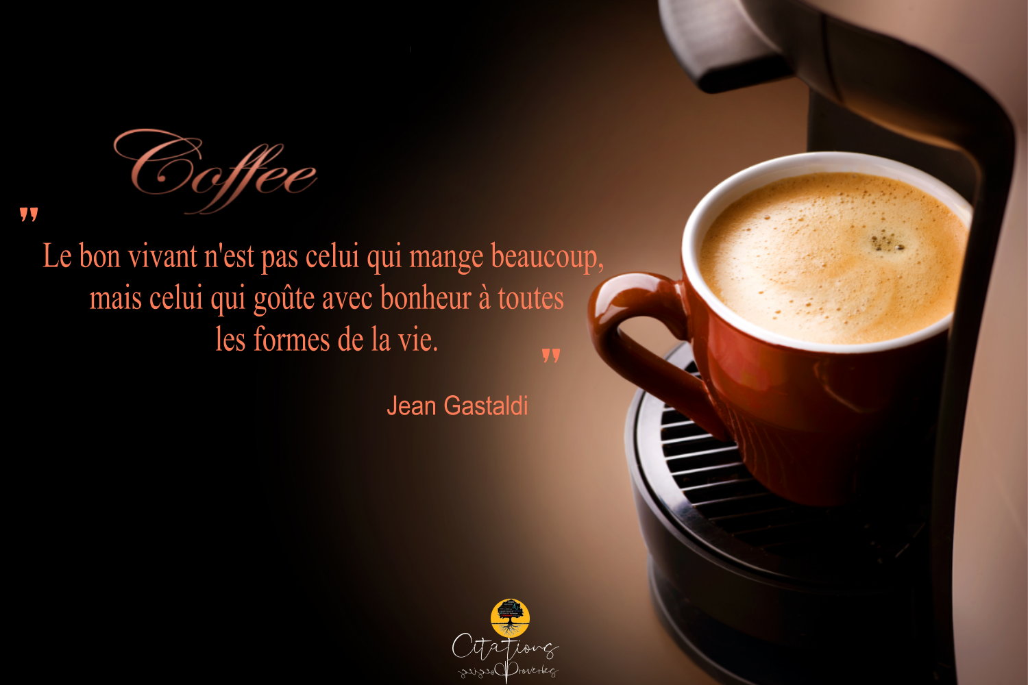 Le bon vivant n�est pas celui qui mange beaucoup, mais