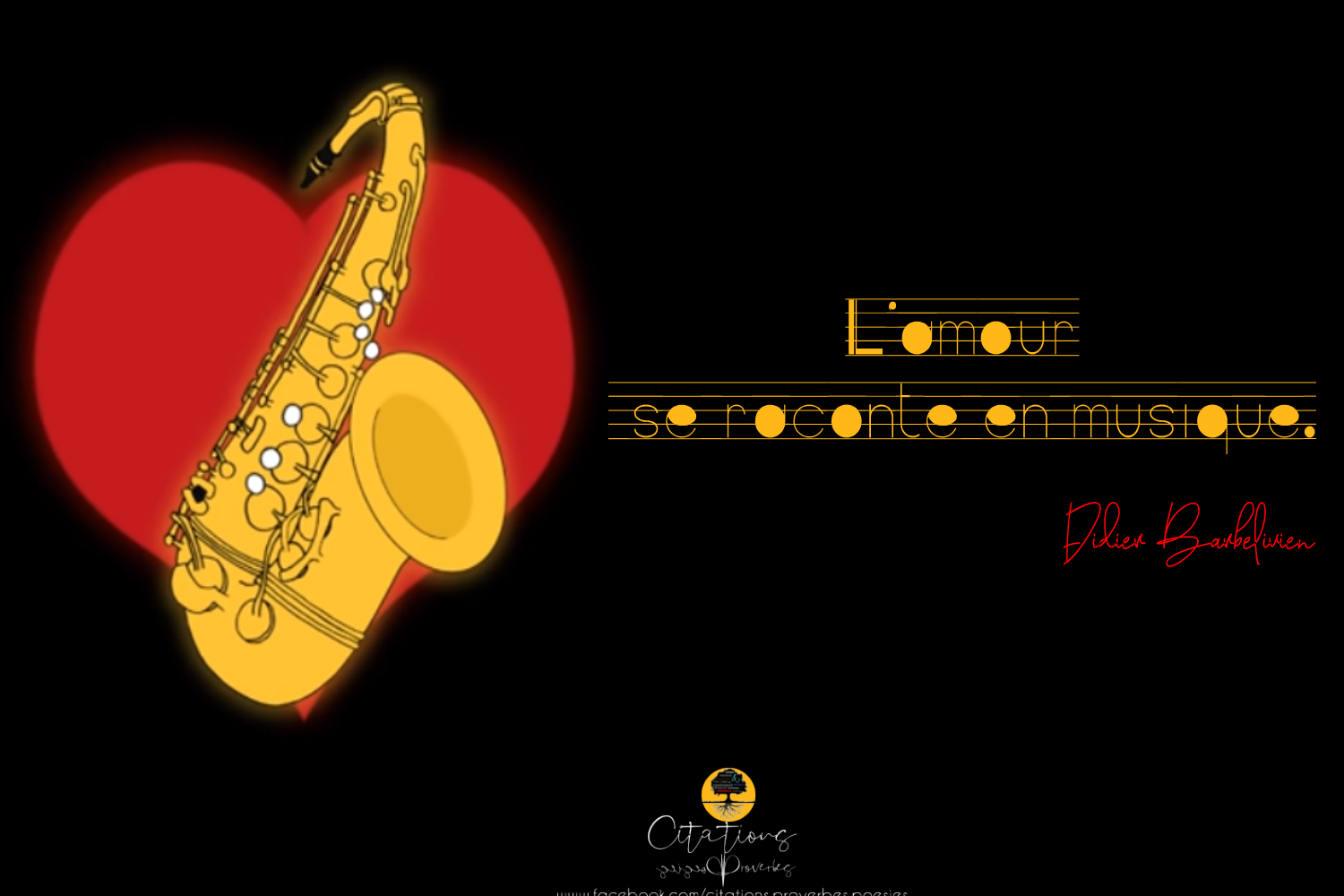 Spin : Pour L'amour De La Musique L'amour se raconte en musique. - Citations Proverbes et Poésies