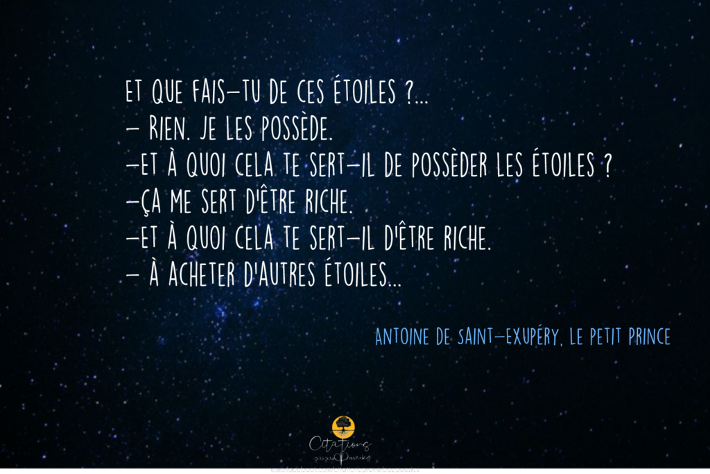 Et que fais-tu de ces étoiles ?... - Citations Proverbes et Poésies