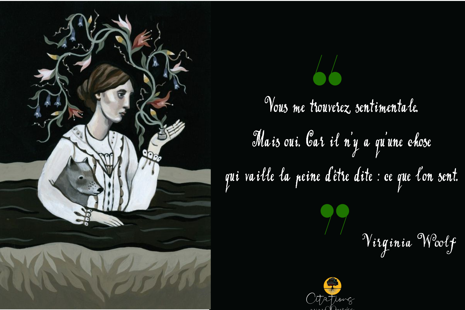 Vous me trouverez sentimentale. Mais oui. Car il n'y a qu'une chose qui