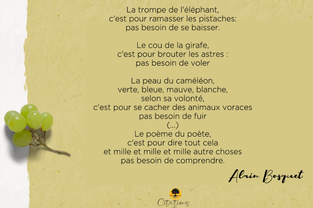 Le poème du poète, c
