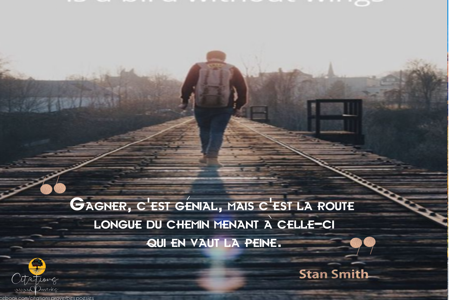 Gagner, c�est génial, mais c�est la route longue du chemin Gagner, c�est génial, mais c�est la route longue du chemin