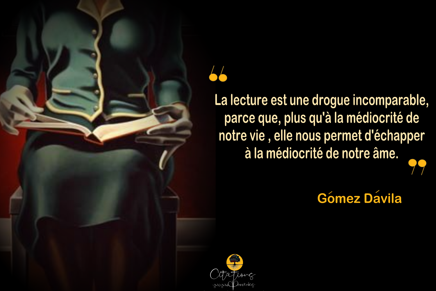 La lecture est une drogue parce que, plus qu