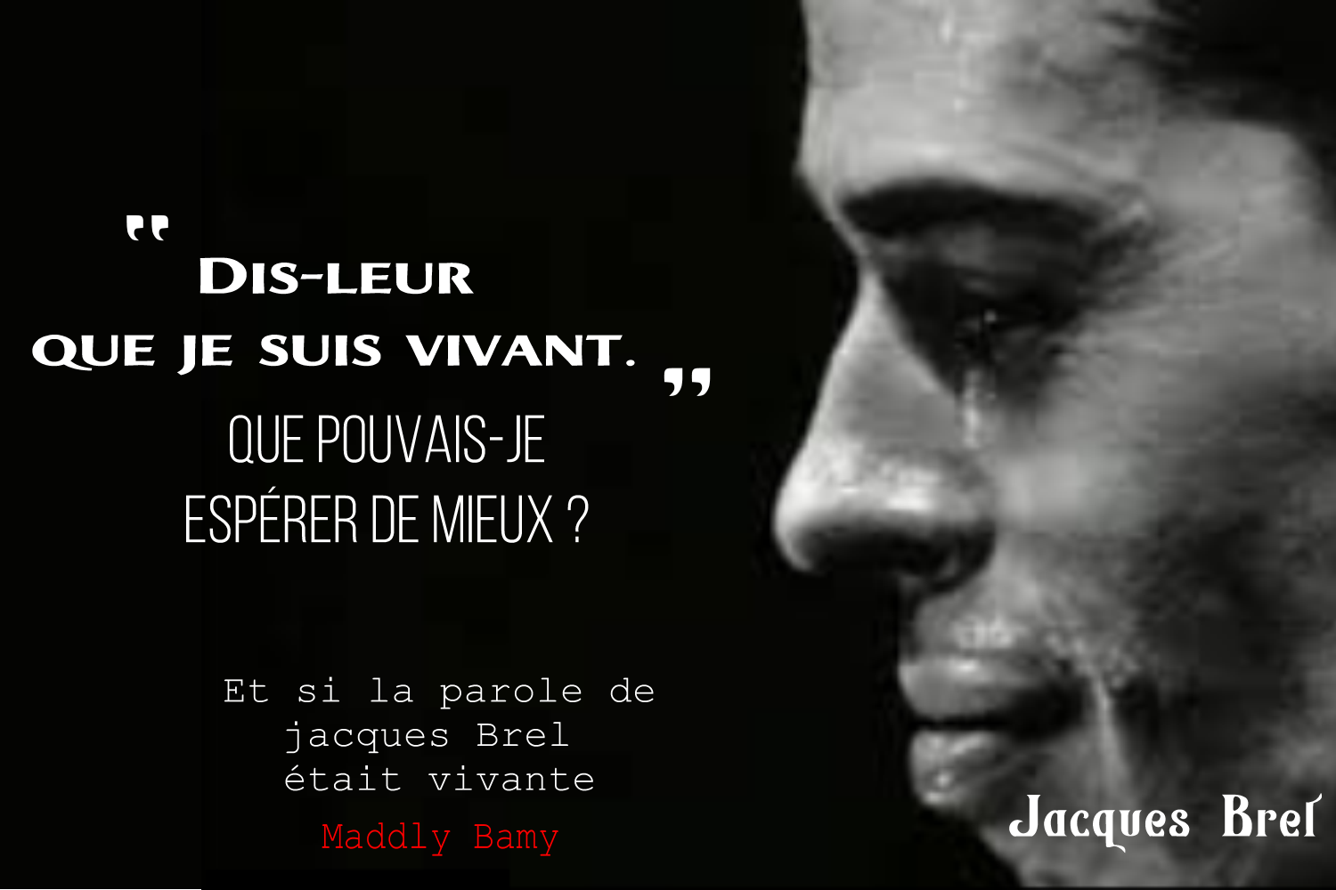 Et Si La Parole De Jaques Brel Etait Vivante Top 10 Des Citations Citations Proverbes Et Poesies