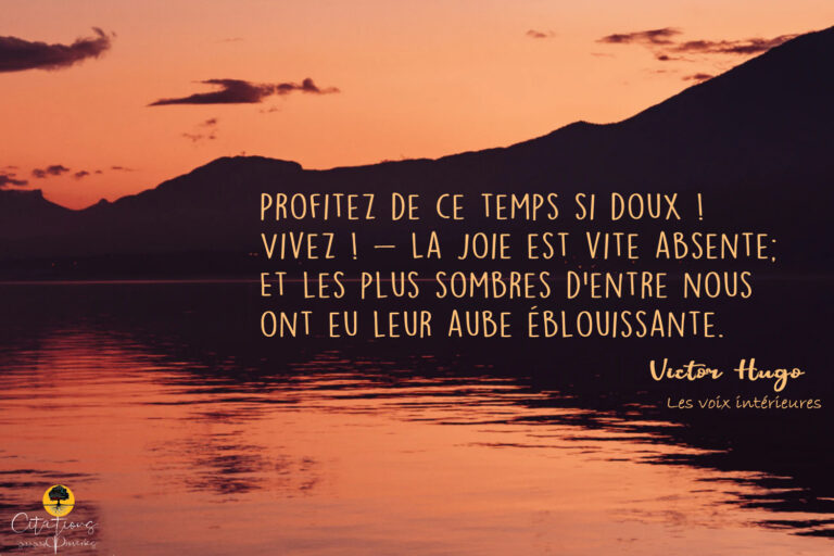 Citation Sur Le Temps Qui Passe Victor Hugo