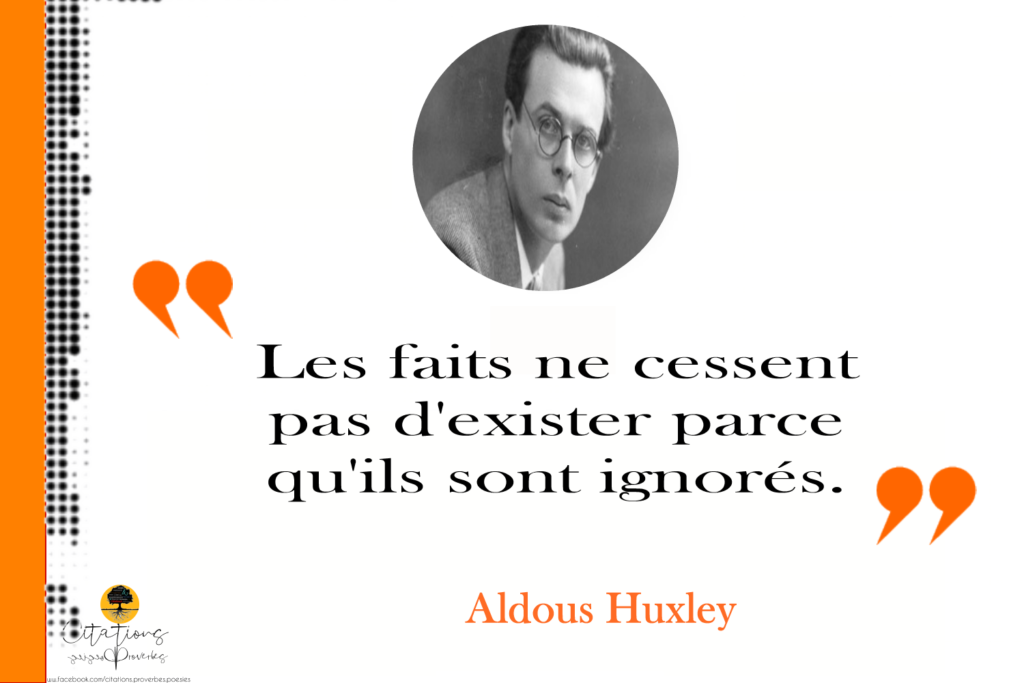 TOP 10 CITATIONS D' Aldous Huxley Citations Proverbes et Poésies