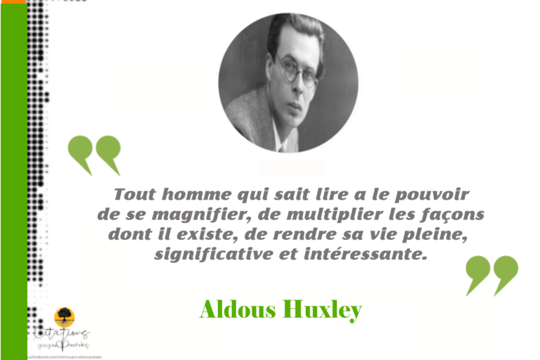TOP 10 CITATIONS D' Aldous Huxley Citations Proverbes et Poésies