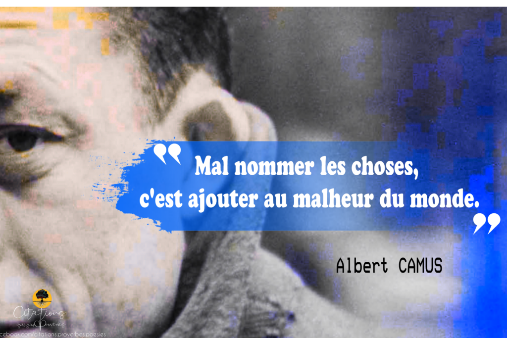 TOP 5 CITATIONS ALBERT CAMUS - Citations Proverbes et Poésies