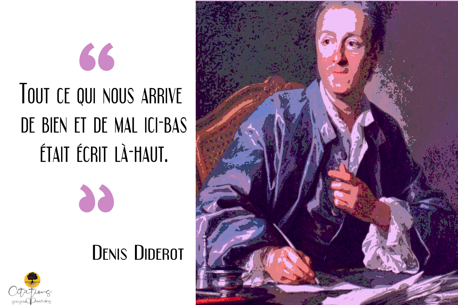 TOP 5 CITATIONS DE Denis Diderot - Citations Proverbes Et Poésies