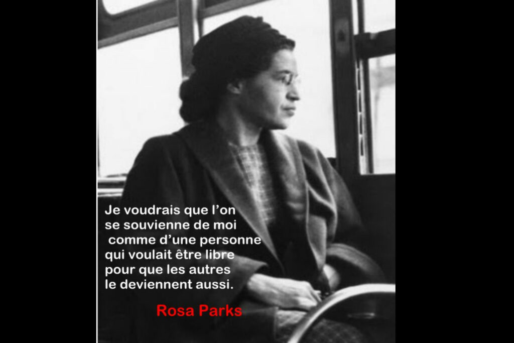 Je Voudrais Que L On Se Souvienne De Moi Rosa Parks Citations Proverbes Et Po Sies