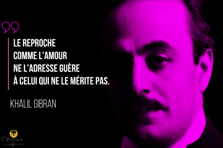 Le reproche Comme l'Amour ne l'adresse guère à celui qui ne le mérite ...